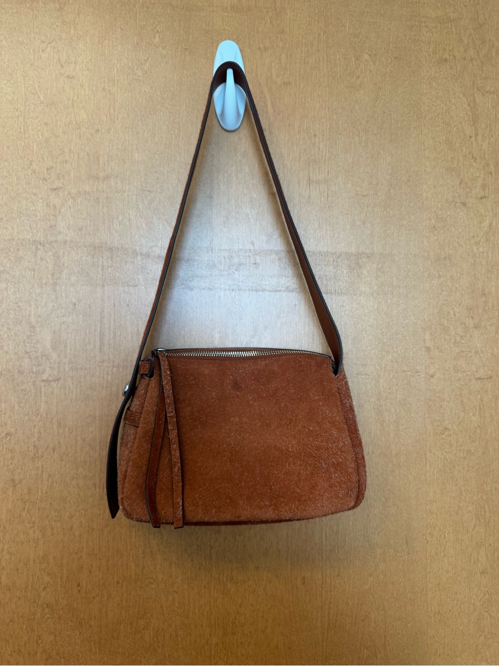 Tory Burch Small Romy Brushed Suede Shoulder Bag - Picture 3 of 7